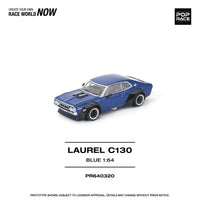 Nissan Laurel C130 Blue 1/64 Pop Race