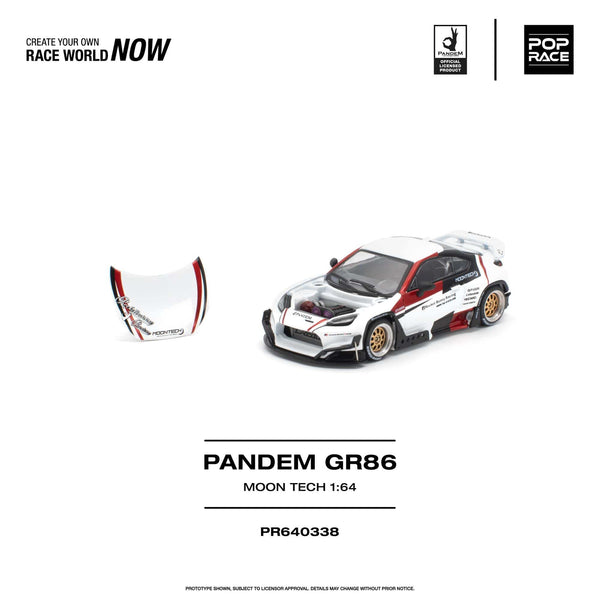 (PRE-ORDER) Toyota Pandem GR86 Moontech Pop Race 1/64 PR640338