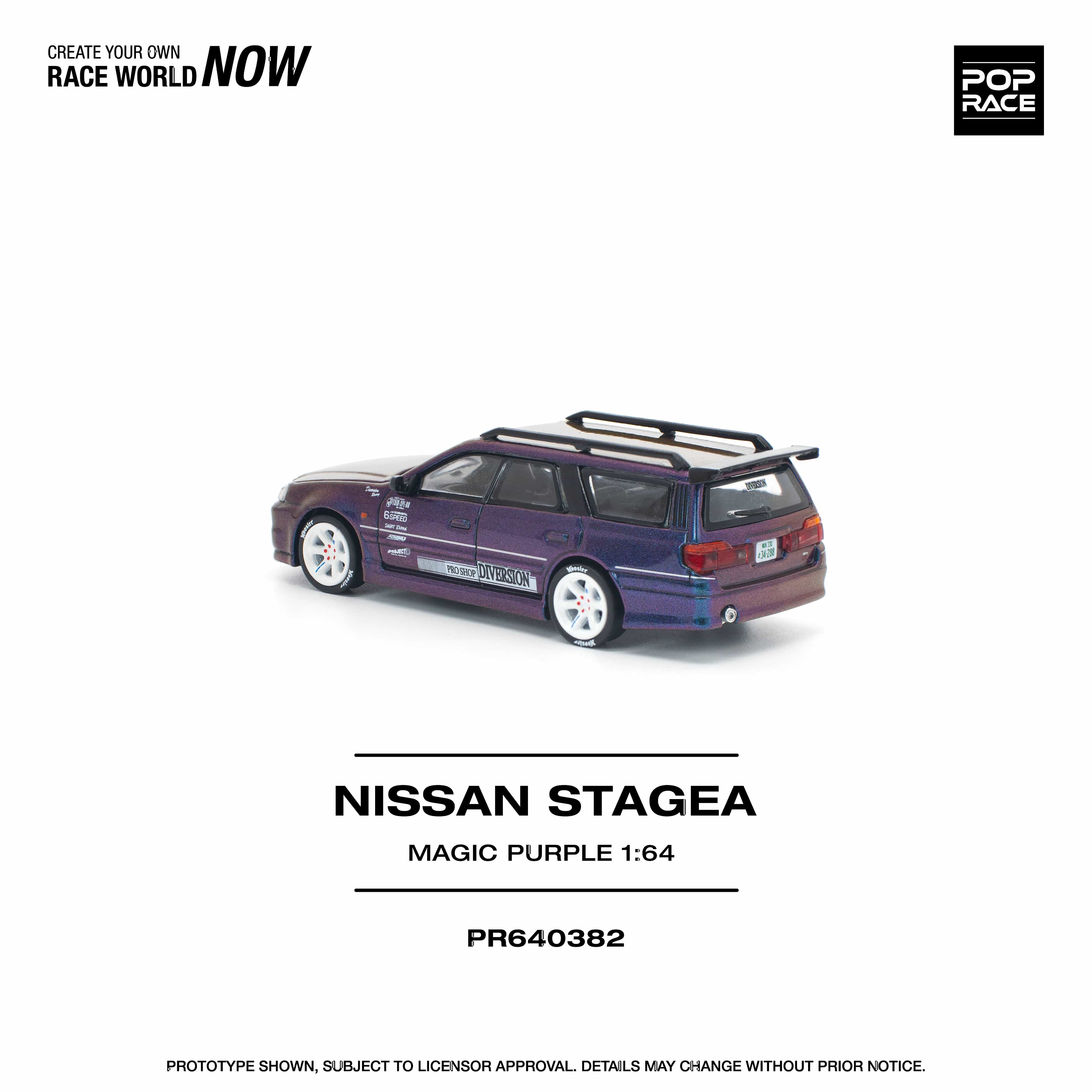 R34 Stagea Simon's Garage 62 Black Nissan Skyline Pop Race – Hanz