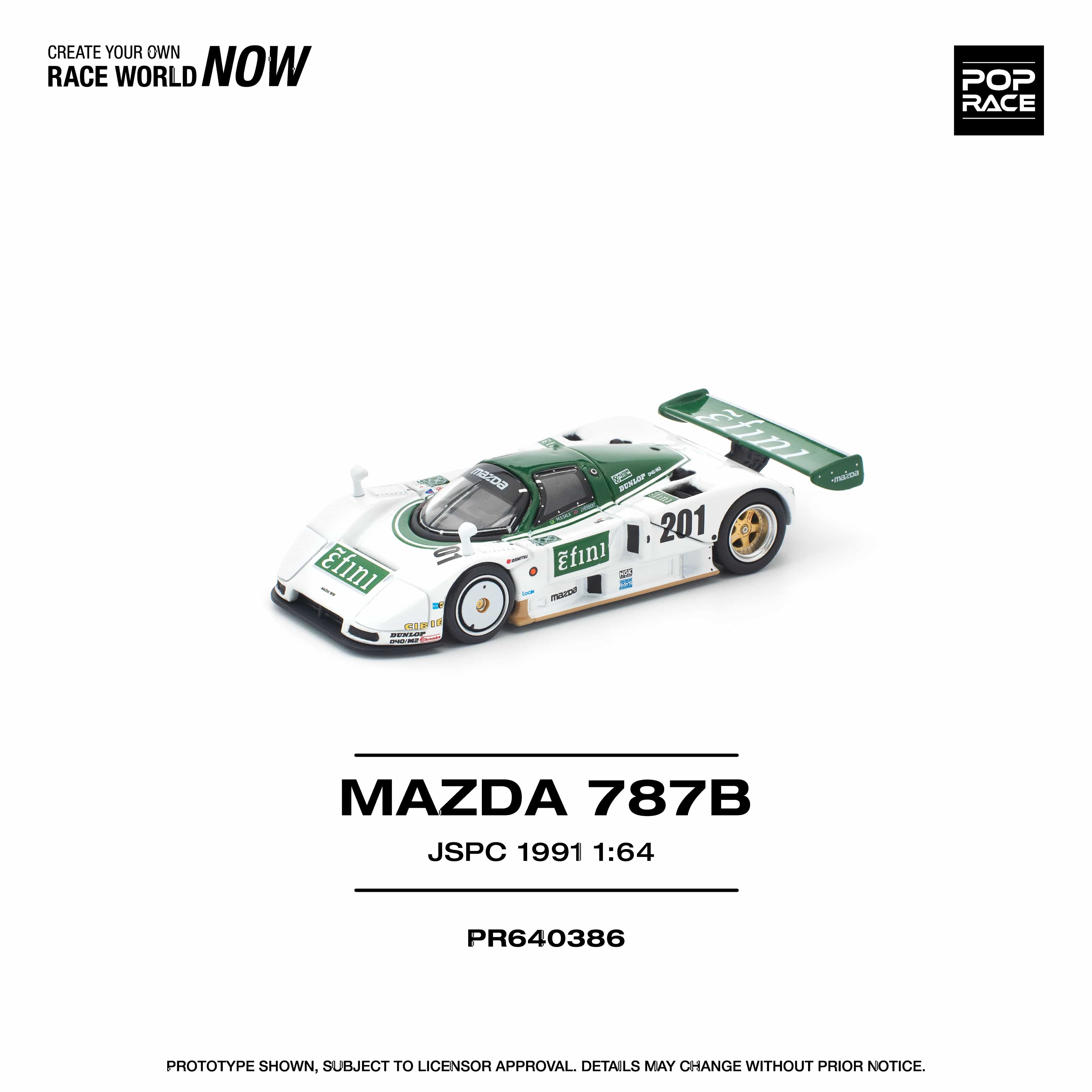 Pre-order) Mazda 787B 1991 All Japan Sports Prototype Car1/64 Pop