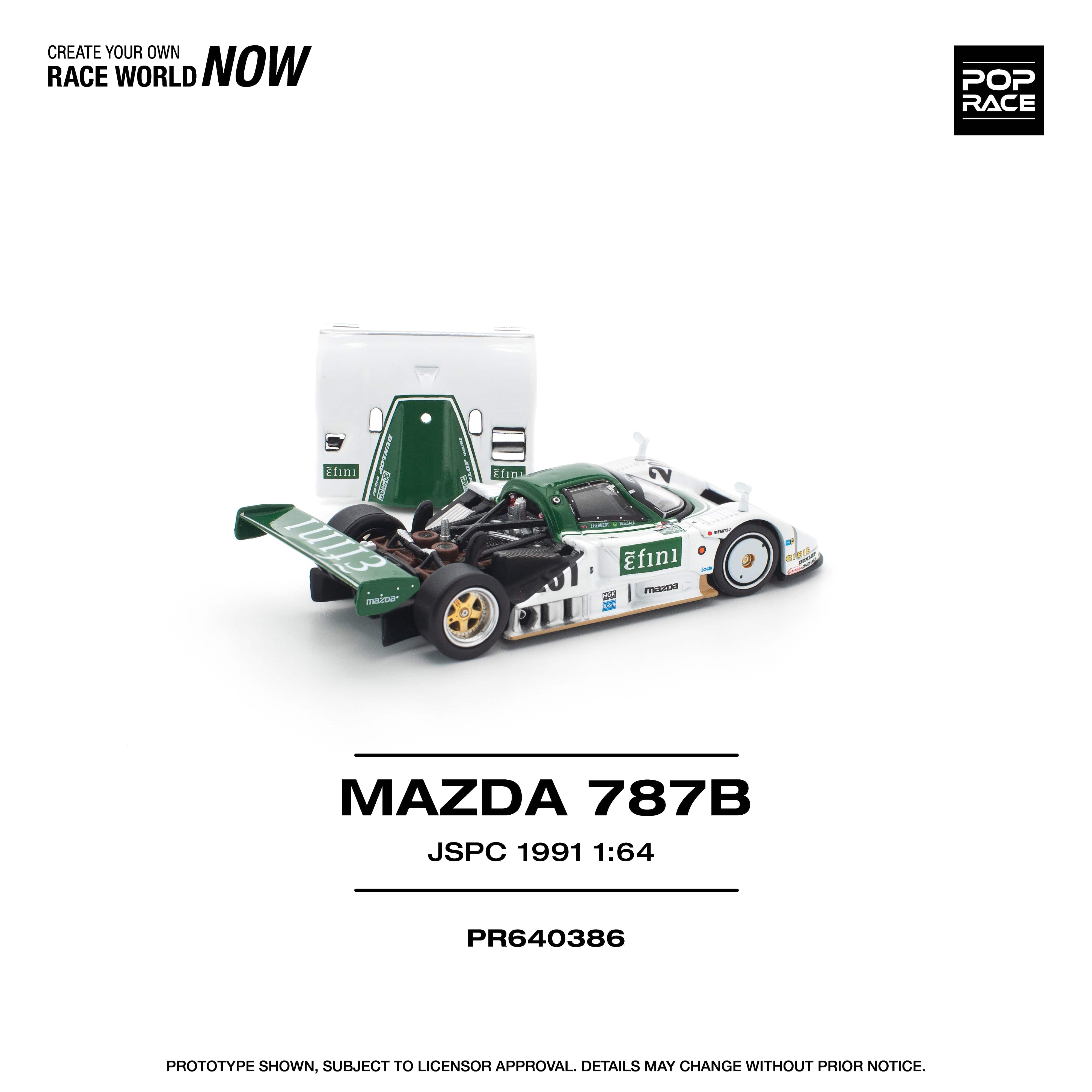 Pre-order) Mazda 787B 1991 All Japan Sports Prototype Car1/64 Pop
