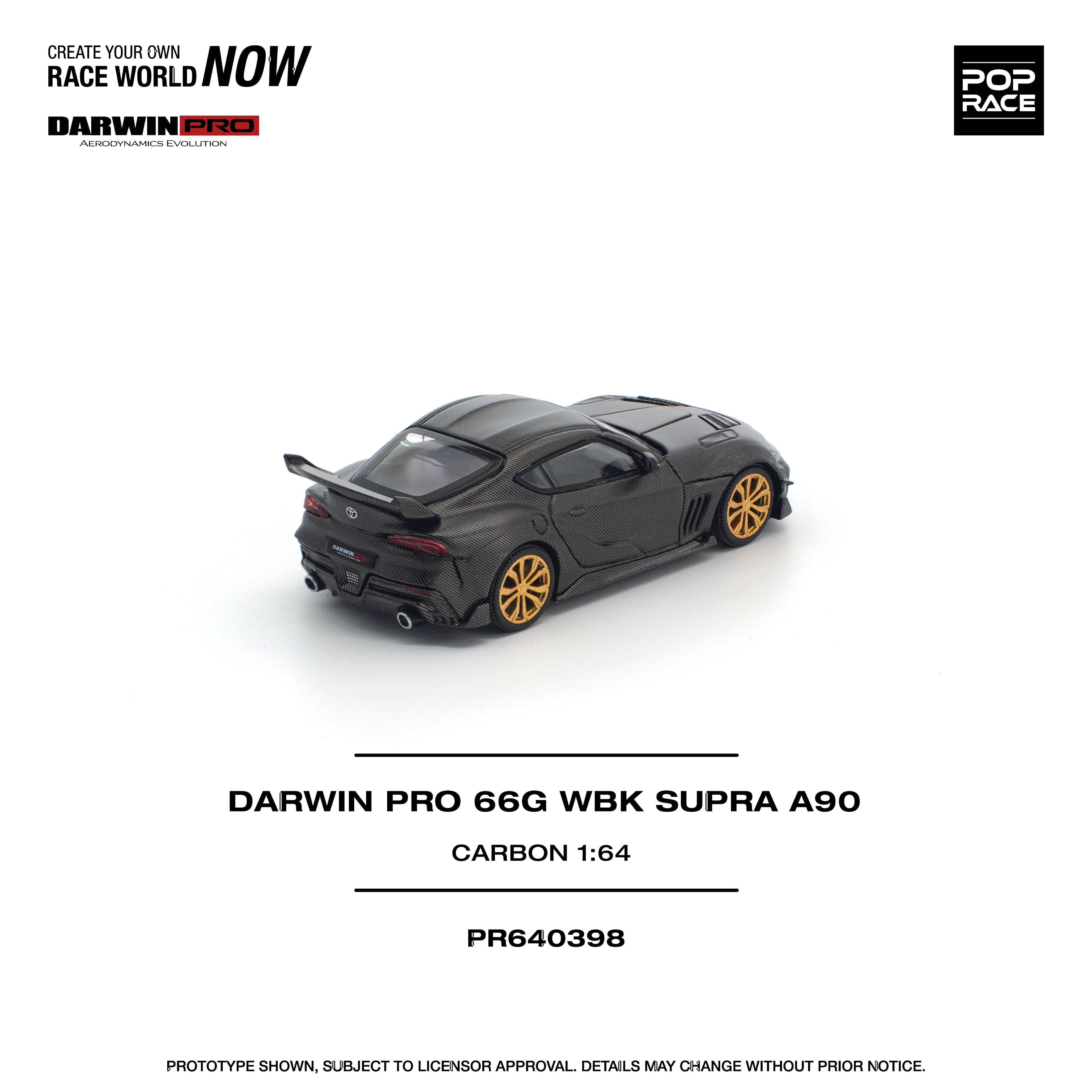 Pre-order) Toyota Supra A90 Darwin Pro 66G WBK Carbon Edition 1/64