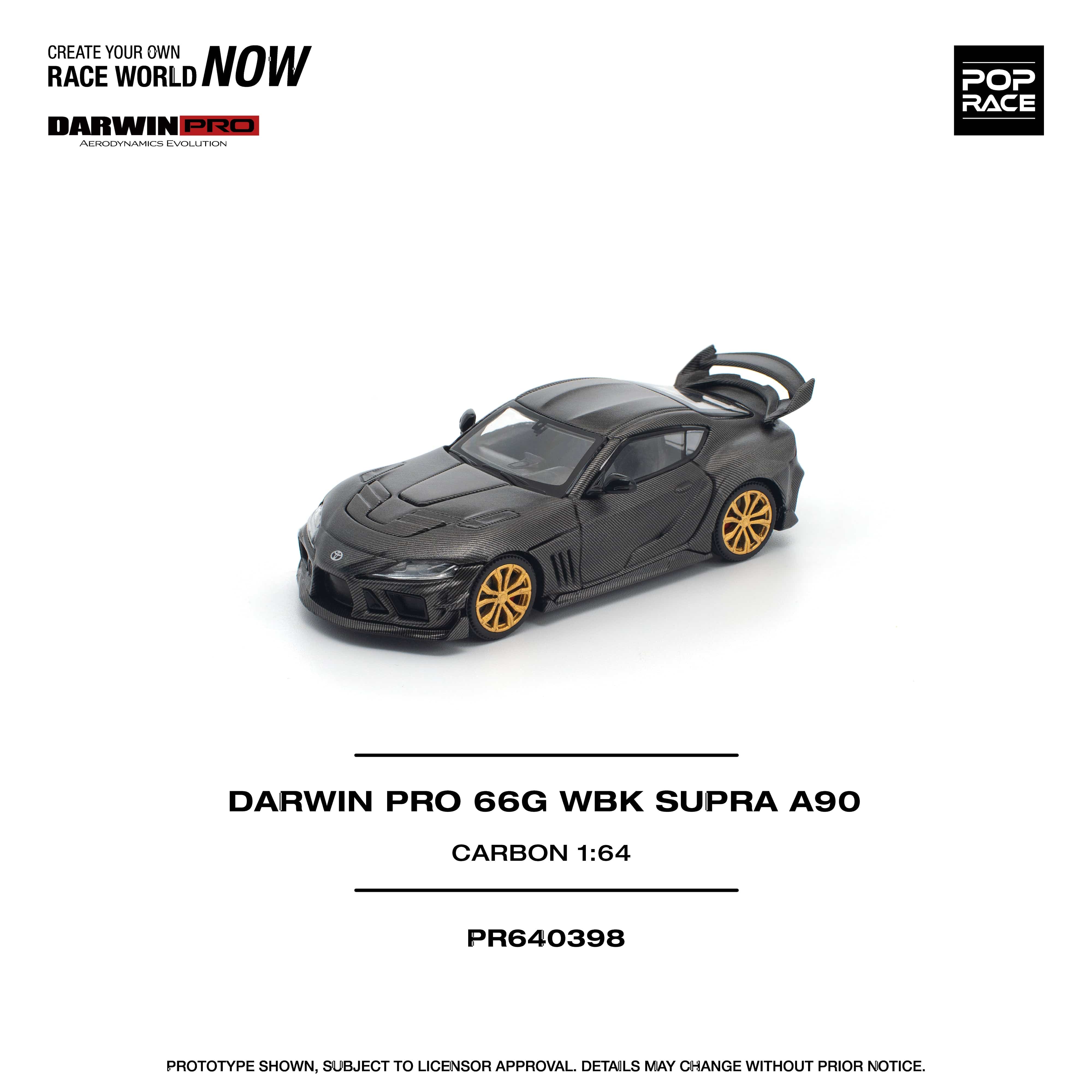 Pre-order) Toyota Supra A90 Darwin Pro 66G WBK Carbon Edition 1/64