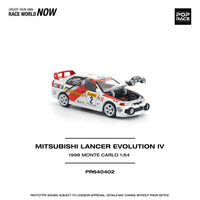 Mitsubishi Lancer Evolution IV 1998 Monte Carlo Pop Race 1/64 scale PR640402