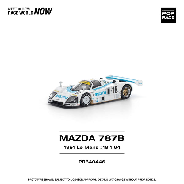 Mazda 787B 1991 Le Mans 24hrs #18 1/64 Pop Race