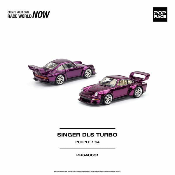 Porsche Singer DLS Turbo Purple | Pop Race 1:64 | Pre-order PR640631