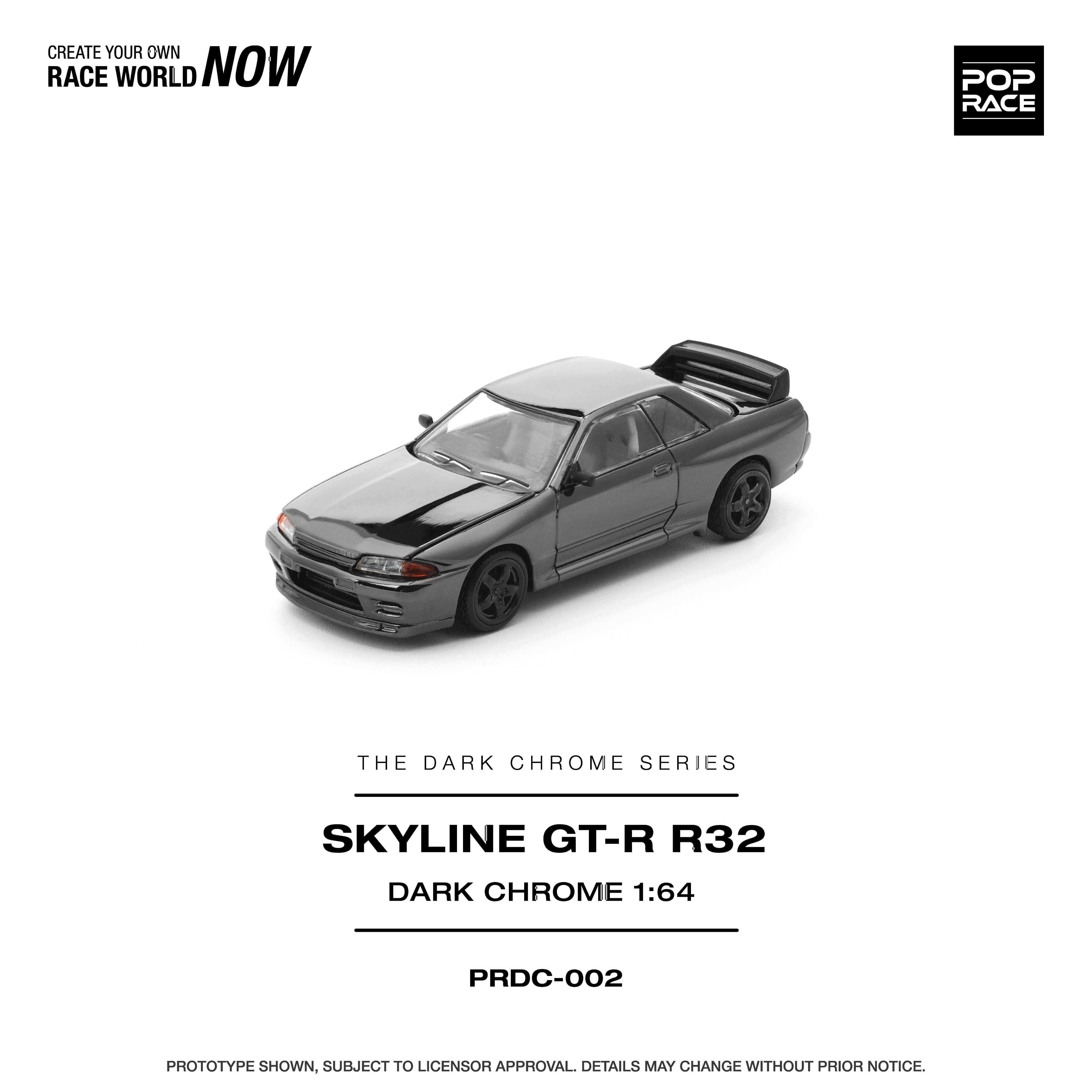 Pre-order) Nissan Skyline GTR R-32 Dark Chrome Special Edition Pop