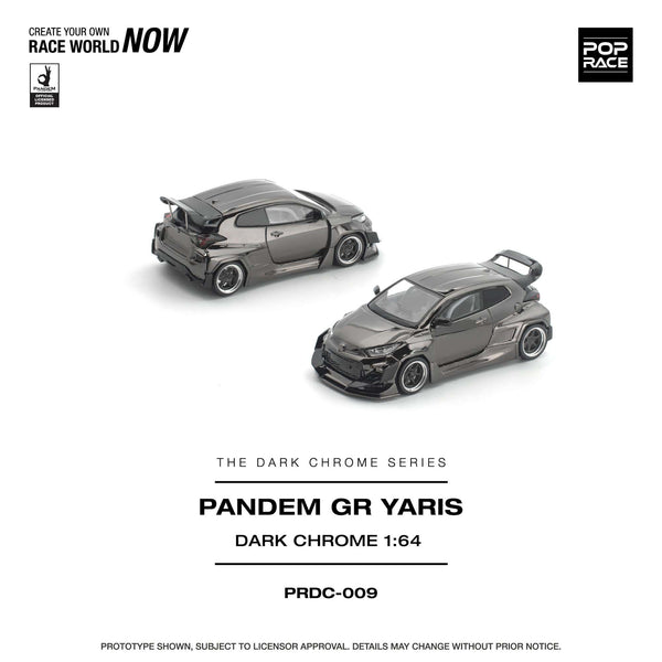 Toyota GR Yaris Pandem Dark Chrome Pop Race 1/64