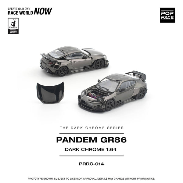 (PRE-ORDER) Toyota Pandem GR86 Dark Chrome Pop Race 1/64 PRDC014