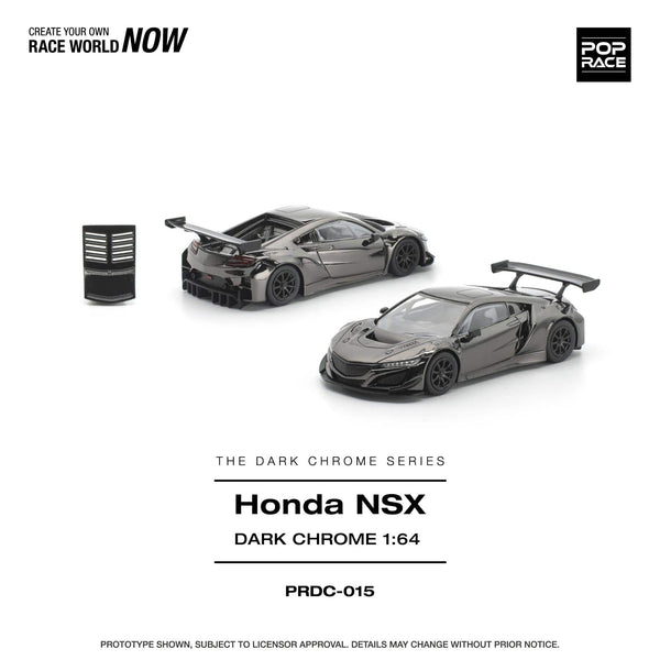 (PRE-ORDER) Honda NSX GT3 EVO22 Dark Chrome Pop Race 1/64 PRDC015