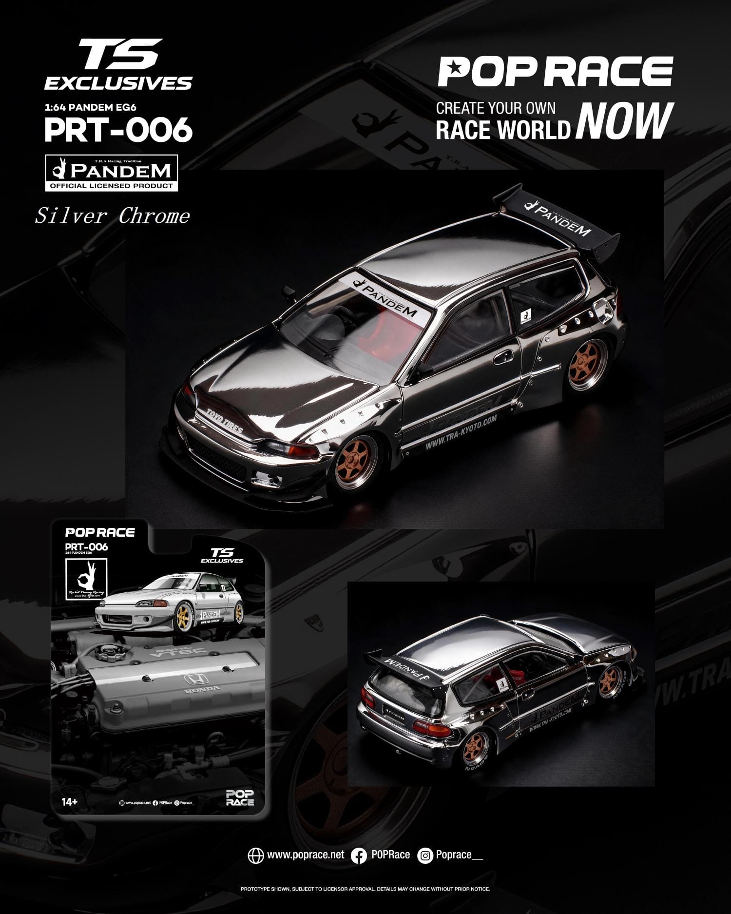 Pop Race 1:64 Diecast Cars & Scale Models | Hanz Driven