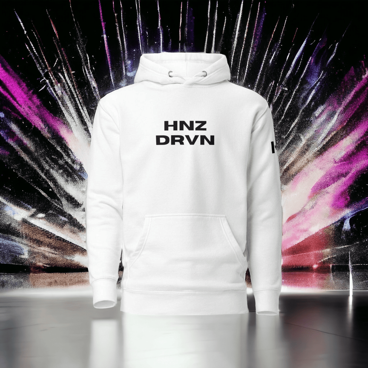 HNZ DRVN Hoodie White
