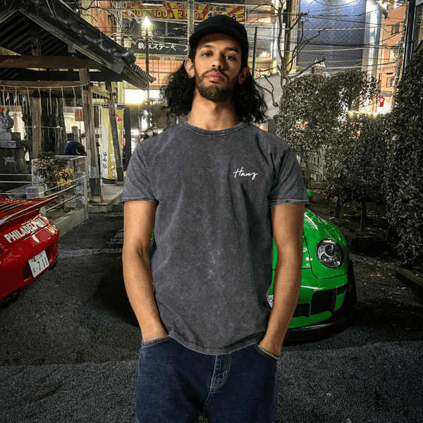 Porscha is How you say it Denim T-Shirt Hanz Driven