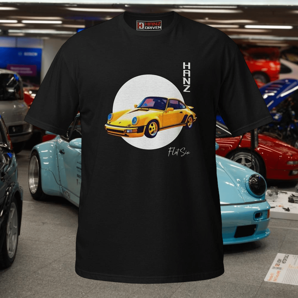 Flat Six Porsxhe t-shirt Hanz Driven