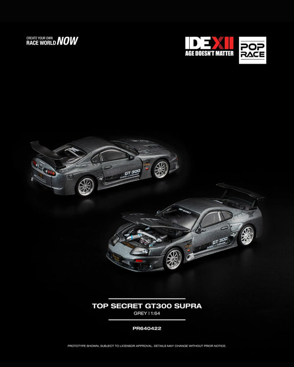 TOYOTA SUPRA MK4 GT300 TOP SECRET INDONESIA DIECAST EXPO 2025 - POP RACE 