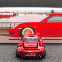 Chase Red Chrome Porsche 911 GT3 996 Tarmac Works 1:64