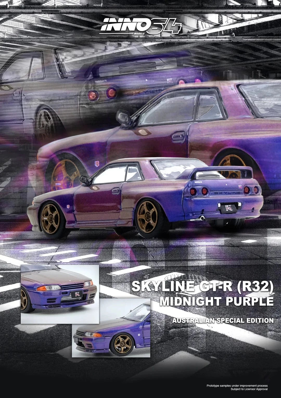 Nissan Skyline GT-R R32 midnight Purple Australia Special Edition