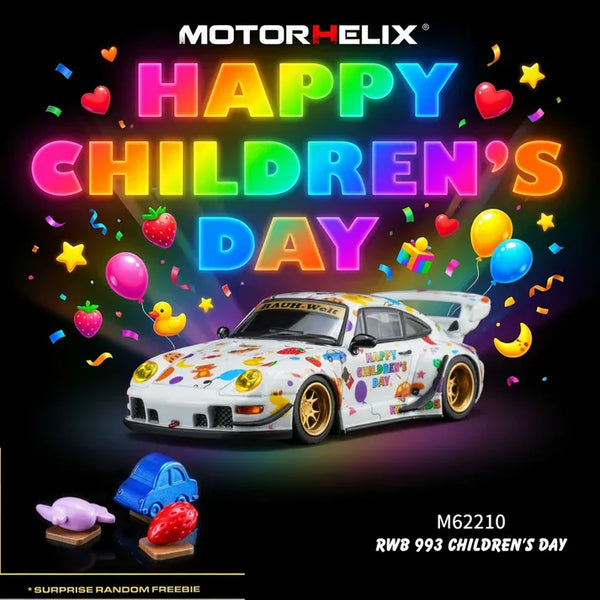 MOTORHELIX 1/64 RWB 993 Children’s Day Limited Edition M62210