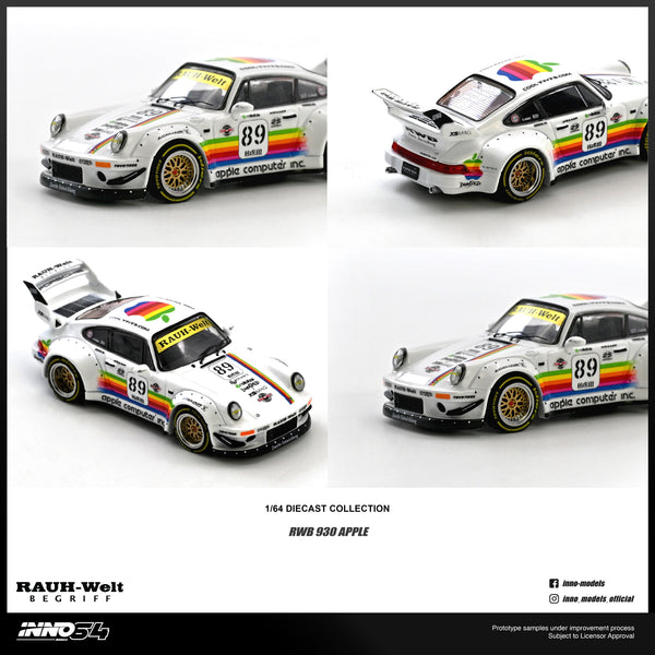 Porsche RWB 930 #89 Apple Livery Inno64  1/64 scale