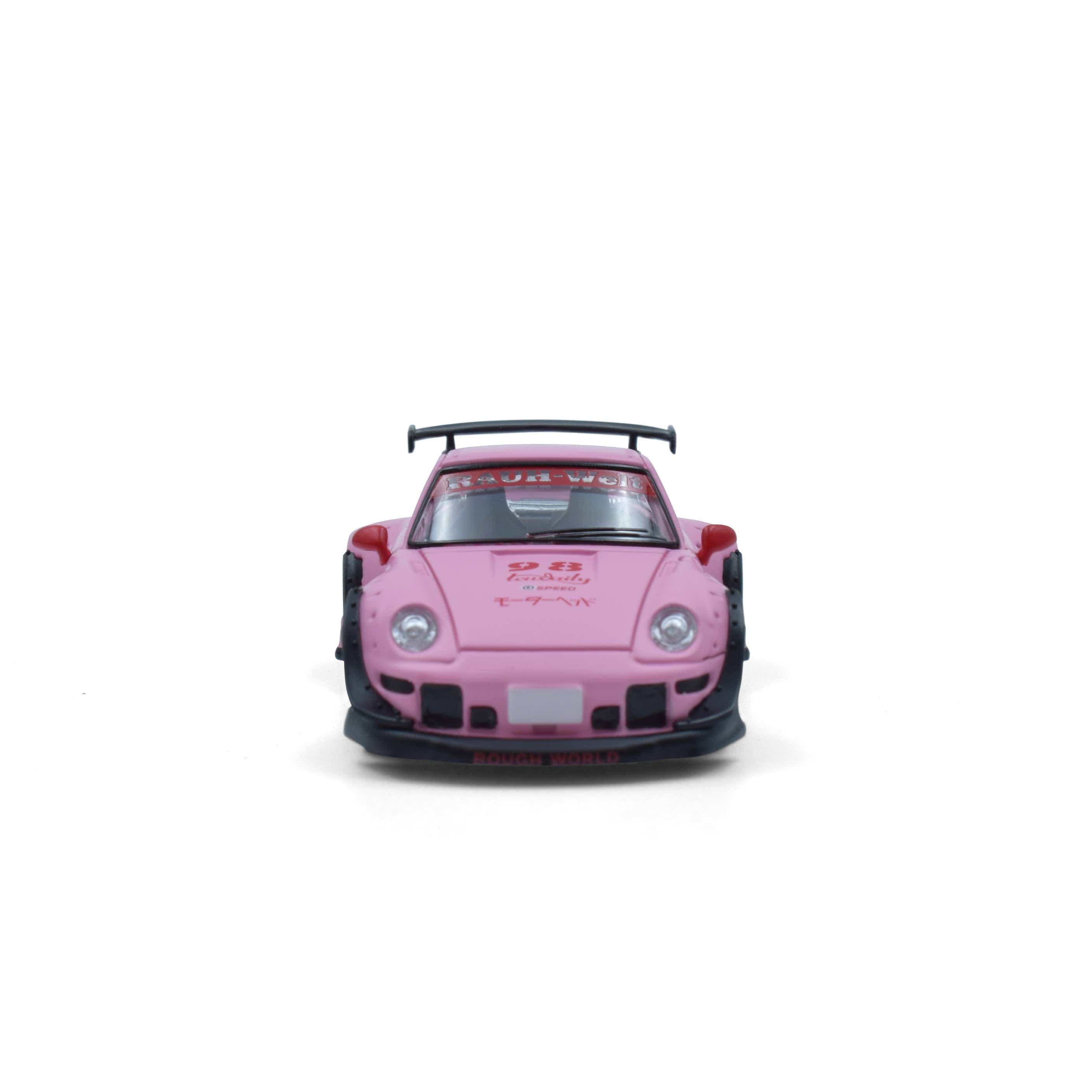 Porsche 911 993 RWB Hooters Matte Pink ModelModel 1:64 – Hanz Driven