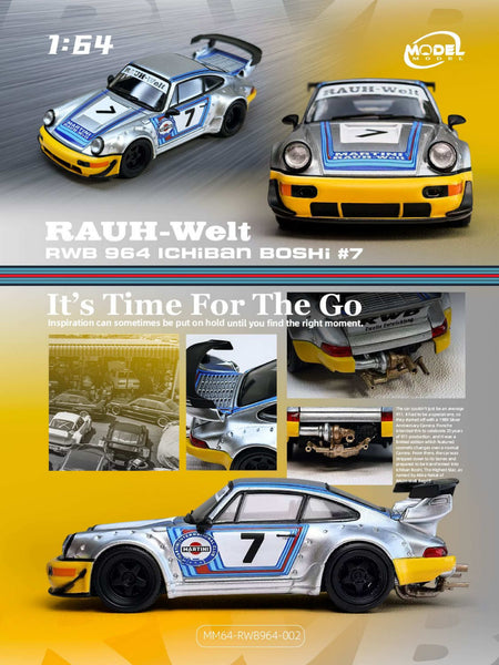 MODELMODEL Porsche RWB 964 Ichiban Boshi #7 Yellow – Hanz Driven