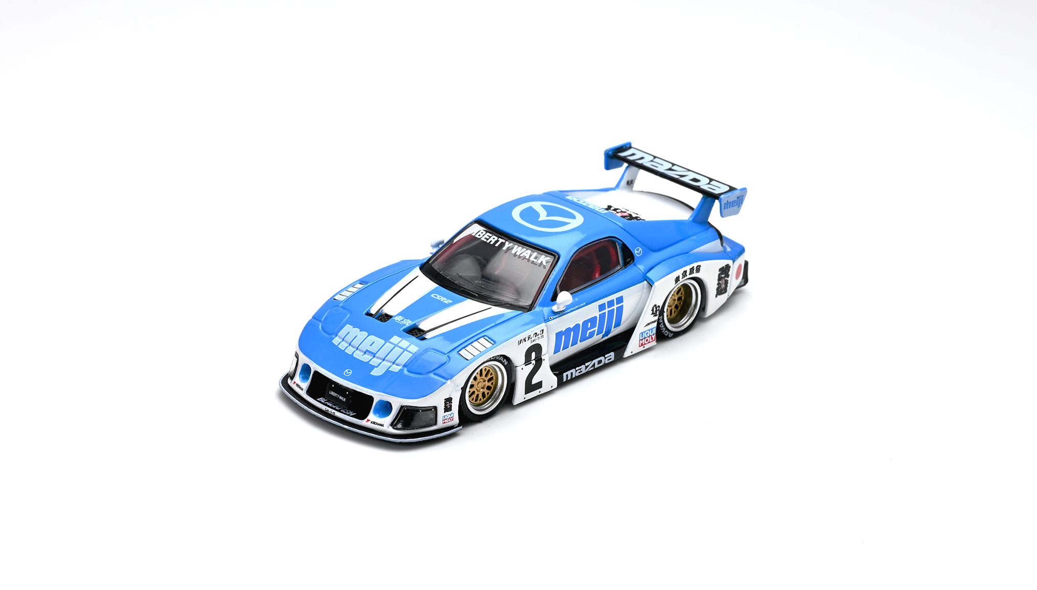 PRE-ORDER) Mazda RX7 FD3S LB Super Silhouette Meiji Inno64 1/64
