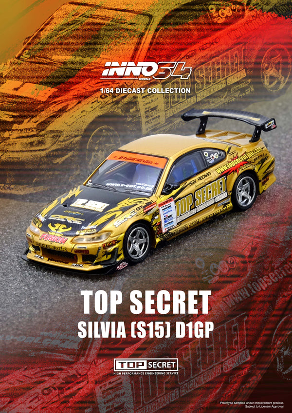 Nissan Silvia S15 Gold D1 Grand Prix Series Champion 2004 Top Secret