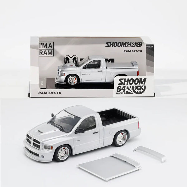 Dodge RAM SRT-10 2003 LHD SILVER Shoom64 GCD 1/64