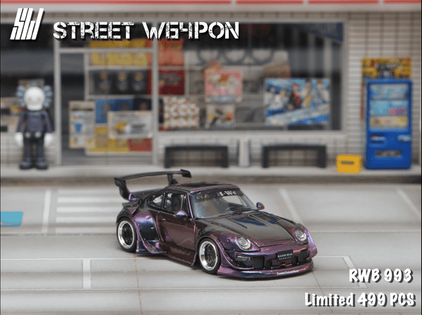 Porsche 911 RWB 993 Chameleon Low Wing Limited Edition Street Warrior  SW012