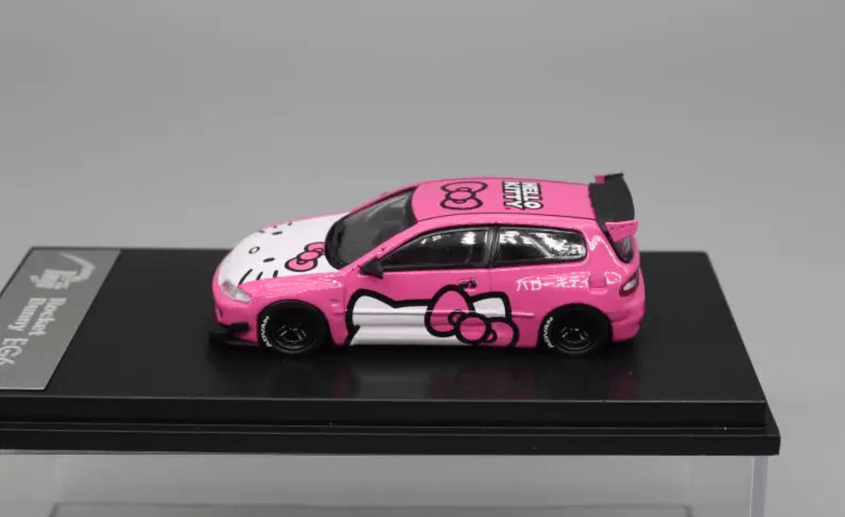 Honda Civic EG6 Hello Kitty Pink Limited Edition Street Weapon 1/64 SW021