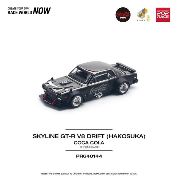 Skyline GT-R V8 Drift Coca Cola Zero 1/64 Pop Race