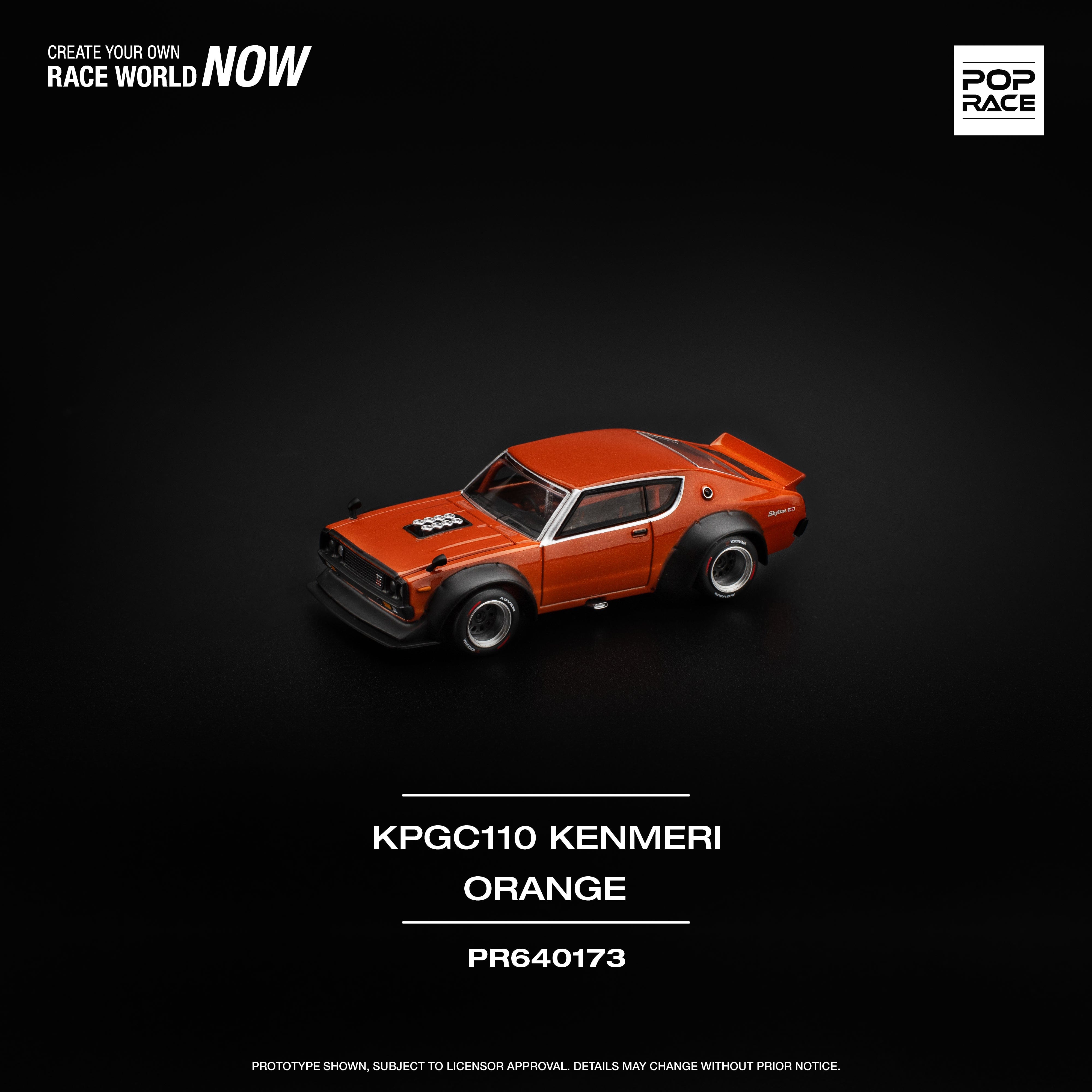 ken様5点まとめ ERNEST RANGLIN SKATALITES Skyline GT-R V8 Drift Kenmeri Orange 1/64 Pop Race – Hanz Driven