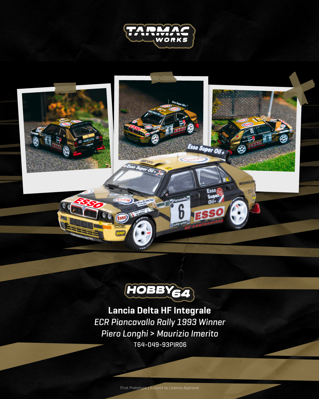 Pre-order) Lancia Delta HF Integrale ECR Piancavallo Rally 1993