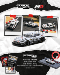 (PRE-ORDER) Mercedes-AMG GT3 Bathurst 12h 2026 Craft-Bamboo Racing Trading Cards Combo Tarmac Works 1/64 T64-062-26BH77