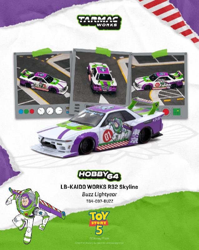 Nissan Skyline R32 LB Kaido Works Buzz Lightyear