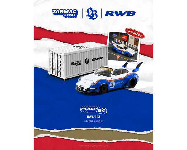 Porsche RWB 993 Liberty Walk w/ Container – Hobby64 Tarmac Works