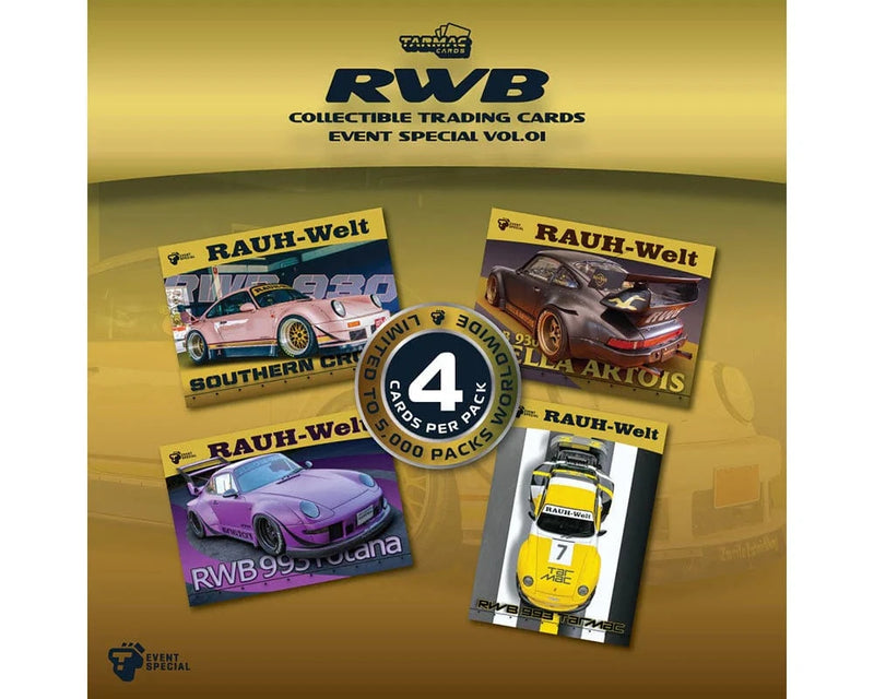 Tarmac Cards RWB Event Special - Individual Pack with 4 cards TC-RWBE-02-PACK