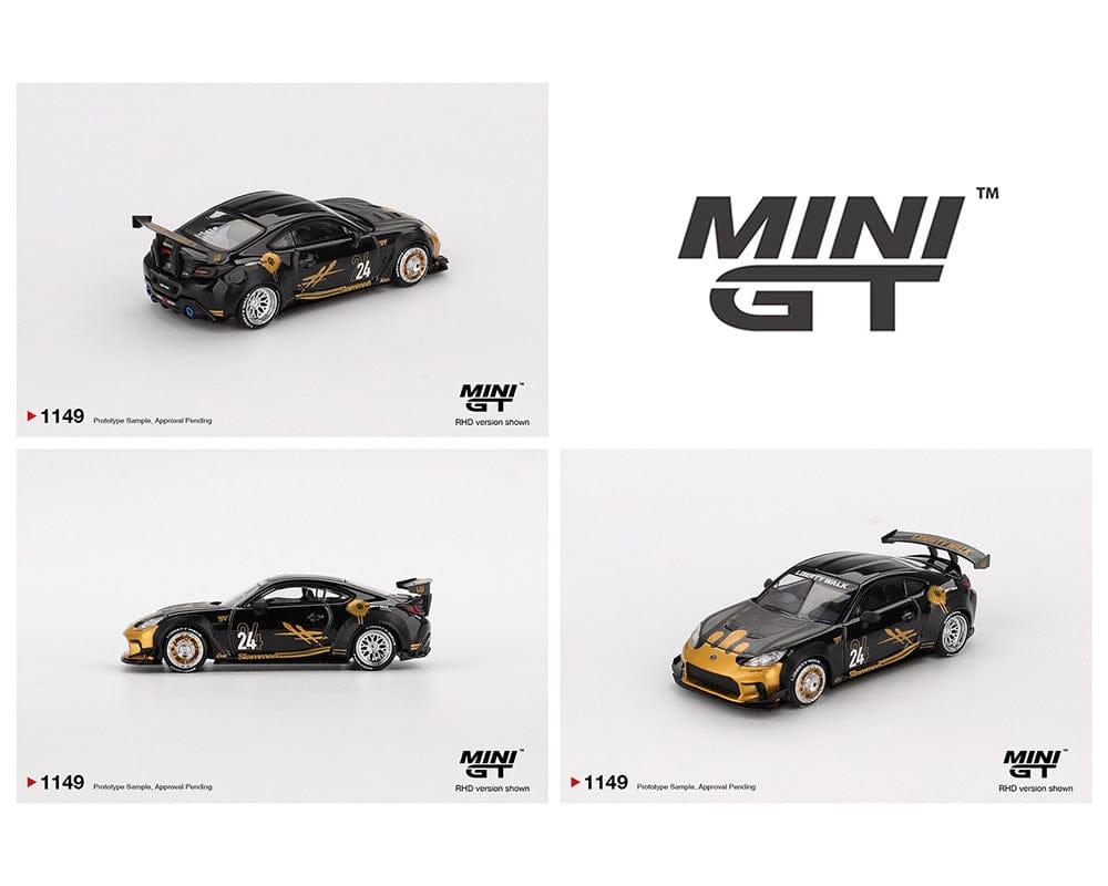 Pre-order) Toyota GR86 LB☆Nation Black & Gold Mini GT 1:64 – Hanz