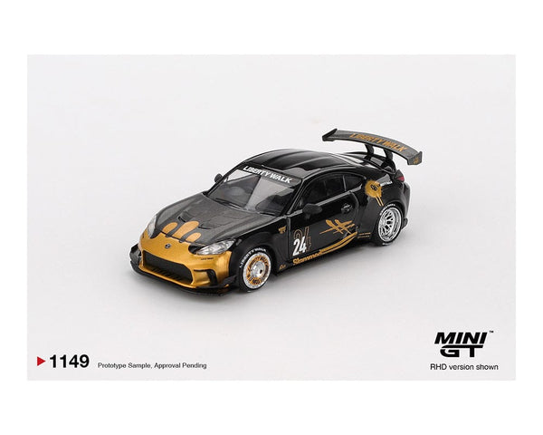 Toyota GR86 LB☆Nation Black & Gold Mini GT 1:64 – Hanz Driven