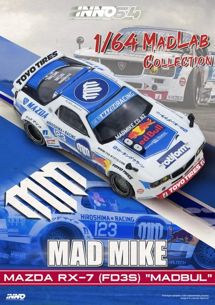 Mazda RX7 FD3S Pandem Rocket Bunny Mad Mike Madlab Collection