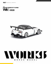 (PRE-ORDER) Honda Amuse S2000 GT1 Turbo White Works Model 1/64 W640028