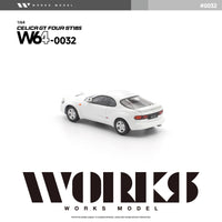 (PRE-ORDER) Toyota Celica GT-Four ST185 White Works Model 1/64 W640032