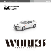 (PRE-ORDER) Toyota Celica GT-Four ST185 White Works Model 1/64 W640032