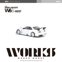 (PRE-ORDER) Nissan Skyline R33 LM 1995 GT1 White Works Model 1/64 W640037