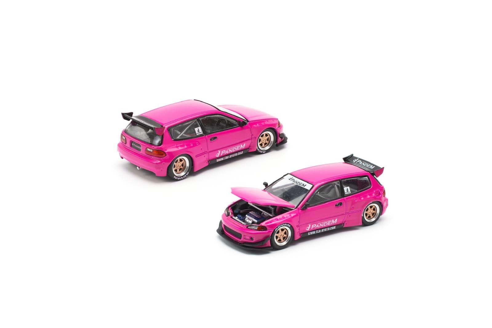 Pandem Honda Civic EG6 Pink Pop Race Enigma Collab Special Edition