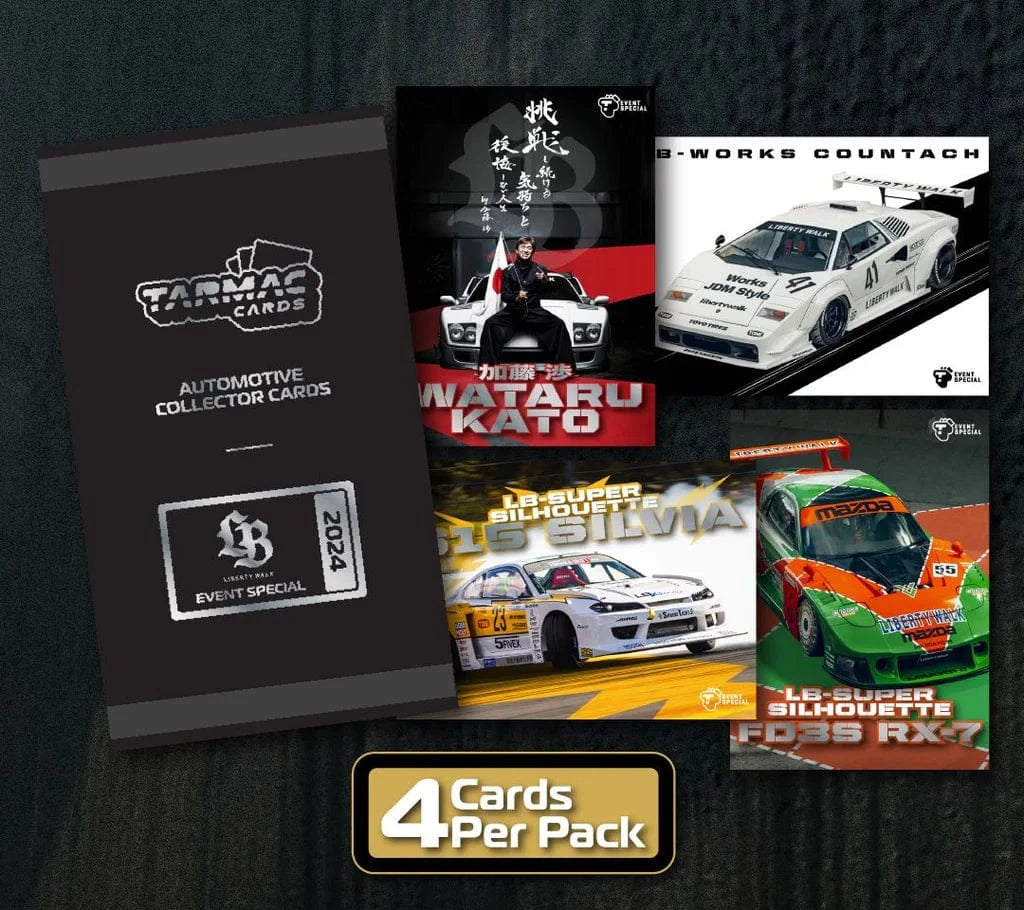 Tarmac Cards Event Special Pack Liberty Walk Vol 1 - Individual Pack with 4 cards