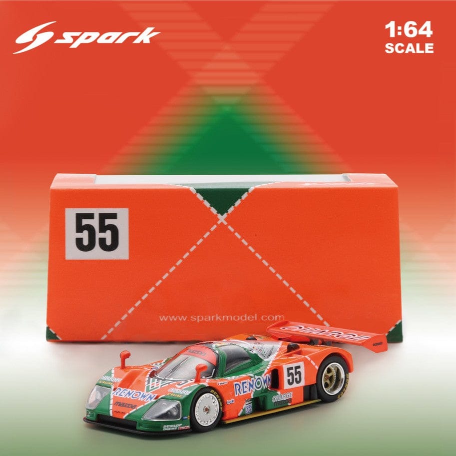 (PRE-ORDER) Mazda 787B No. 55 Le Mans 24H 1991 Winner Spark 1/64 64LM91