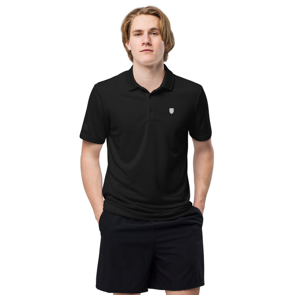 Minimalistic Porsche Flat Six Adidas Premium Polo