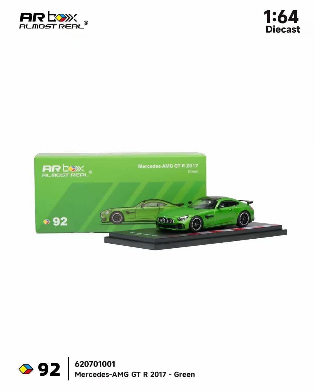 Mercedes-AMG GT R 2017 Green CTE 2026 | Almost Real 1/64 620701001
