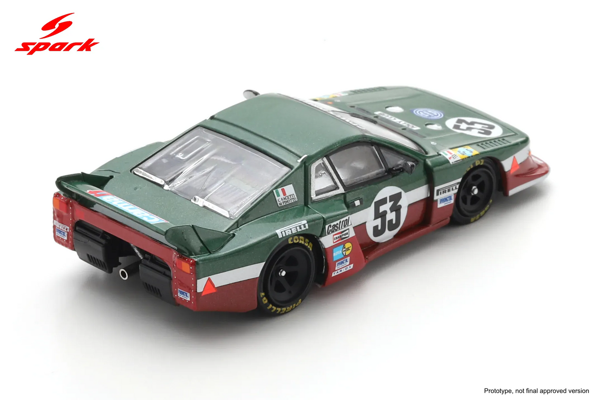 (PRE-ORDER) Lancia Beta Montecarlo Turbo No. 53 Le Mans 24H 1980 Spark 1/64 64S155